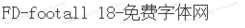FD-footall 18字体转换